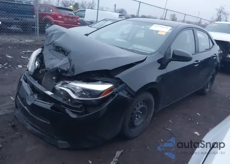 2016 Toyota Corolla Le из США, поврежденный, VIN 2T1BURHE0GC649623
